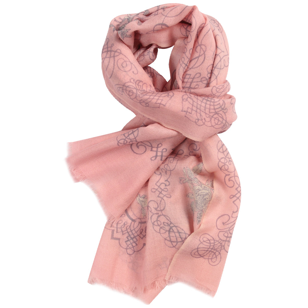 1189403 Women's autumn/winter printed soft skin wool scarf winter fashion scarf