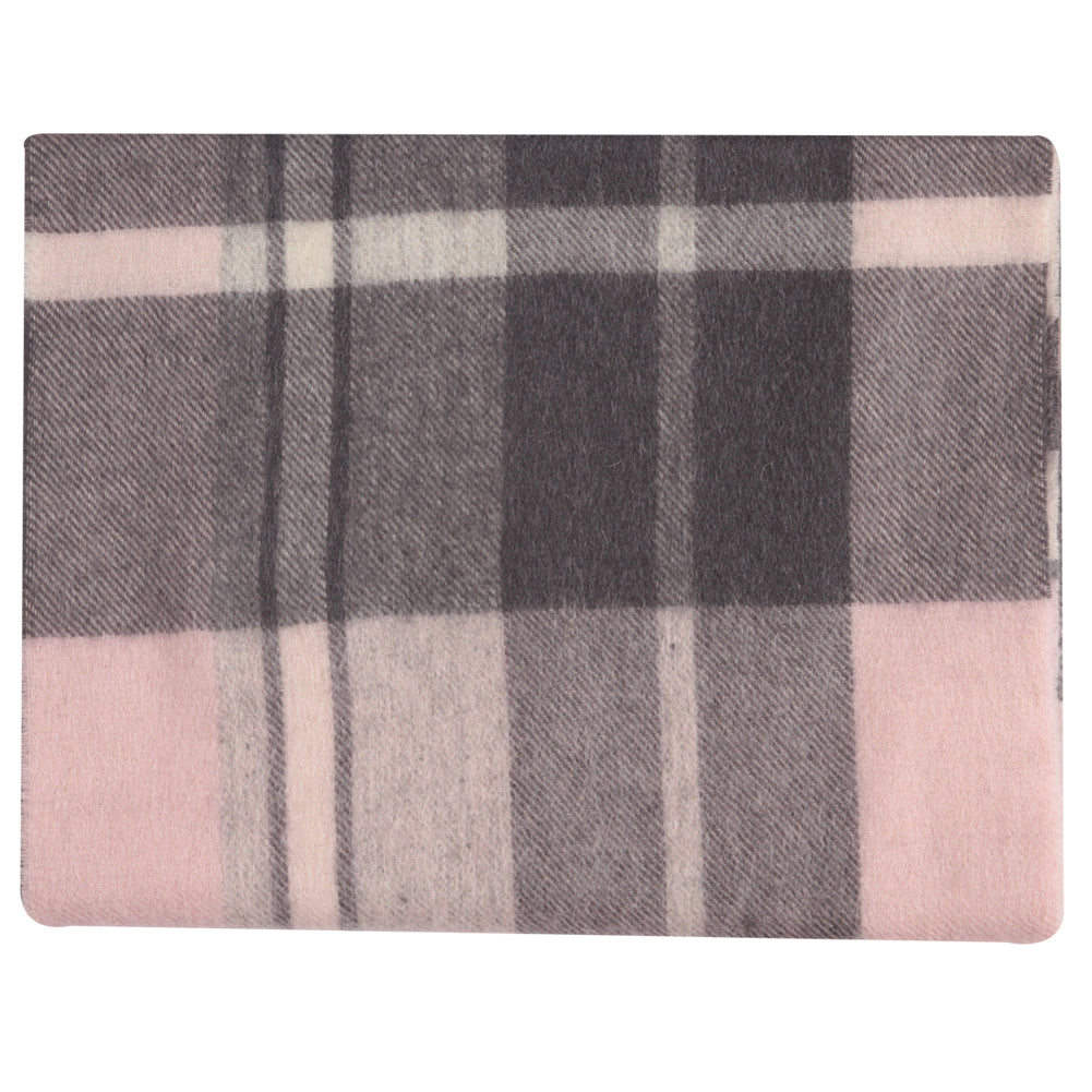 Temminc #1216102 Women Wool Plaid Winter Fashion Scarf ,70.9x11.8in