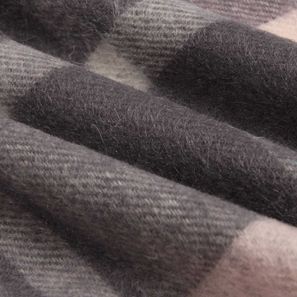 Temminc #1216102 Women Wool Plaid Winter Fashion Scarf ,70.9x11.8in