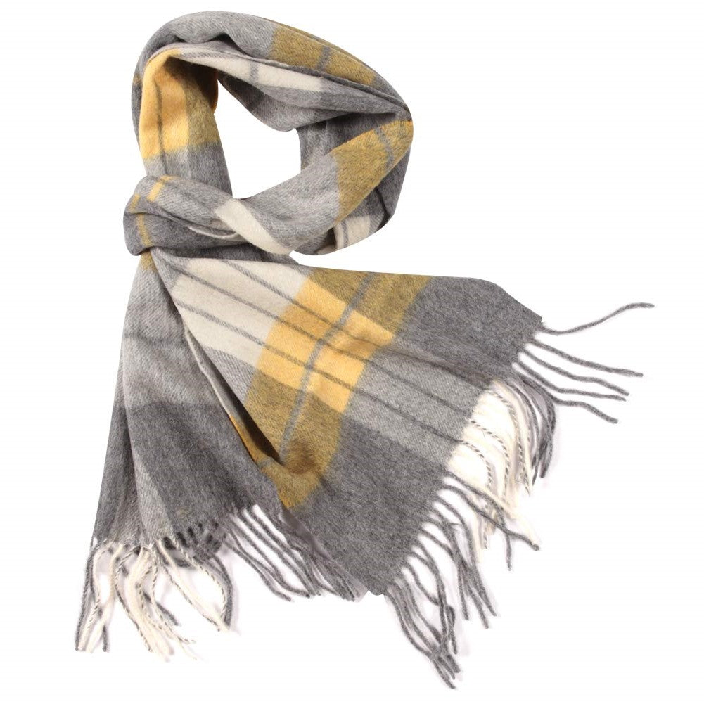 Temminc #1216106 Women Wool Plaid Winter Fashion Scarf ,70.9x11.8in