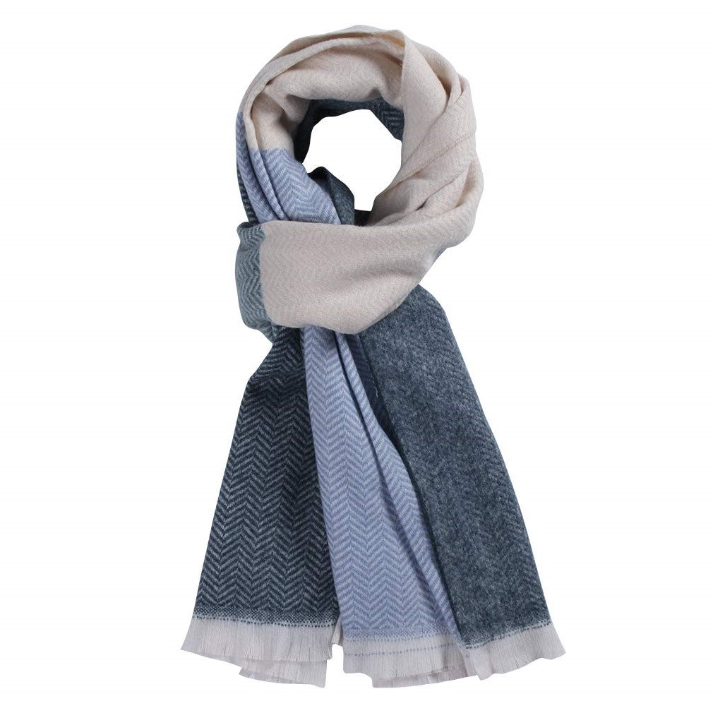 2040-05 Women's Long Classic Tassel Plaid Scarf, Chunky Winter/Fall Warm Scarf