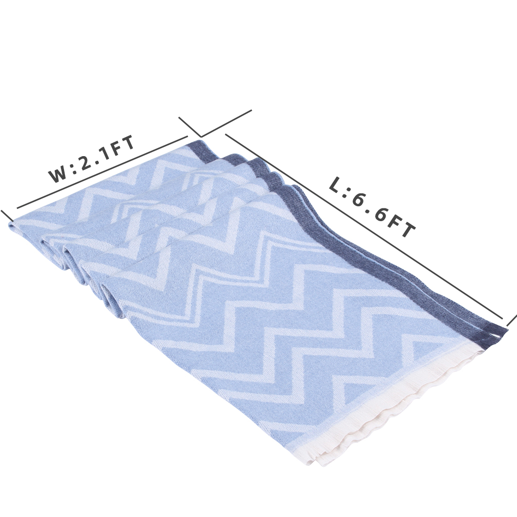 2041-04 Women's Long Classic Tassel Plaid Scarf, Chunky Winter/Fall Warm Scarf