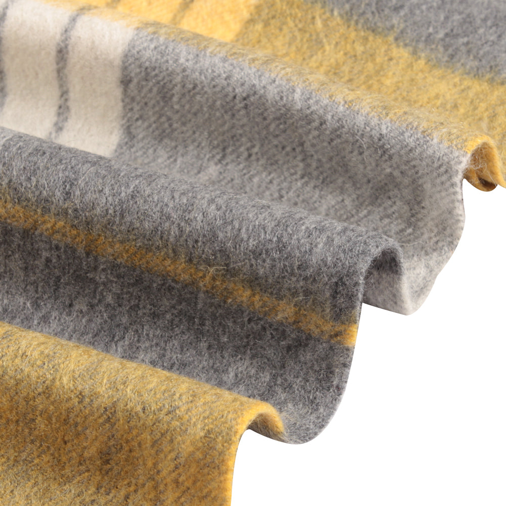 Temminc #1216106 Women Wool Plaid Winter Fashion Scarf ,70.9x11.8in