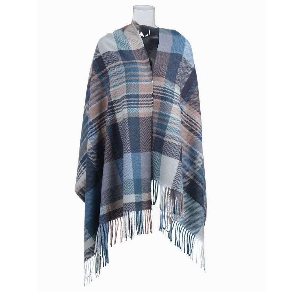2042-04 Women's Long Classic Tassel Plaid Scarf, Chunky Winter/Fall Warm Scarf