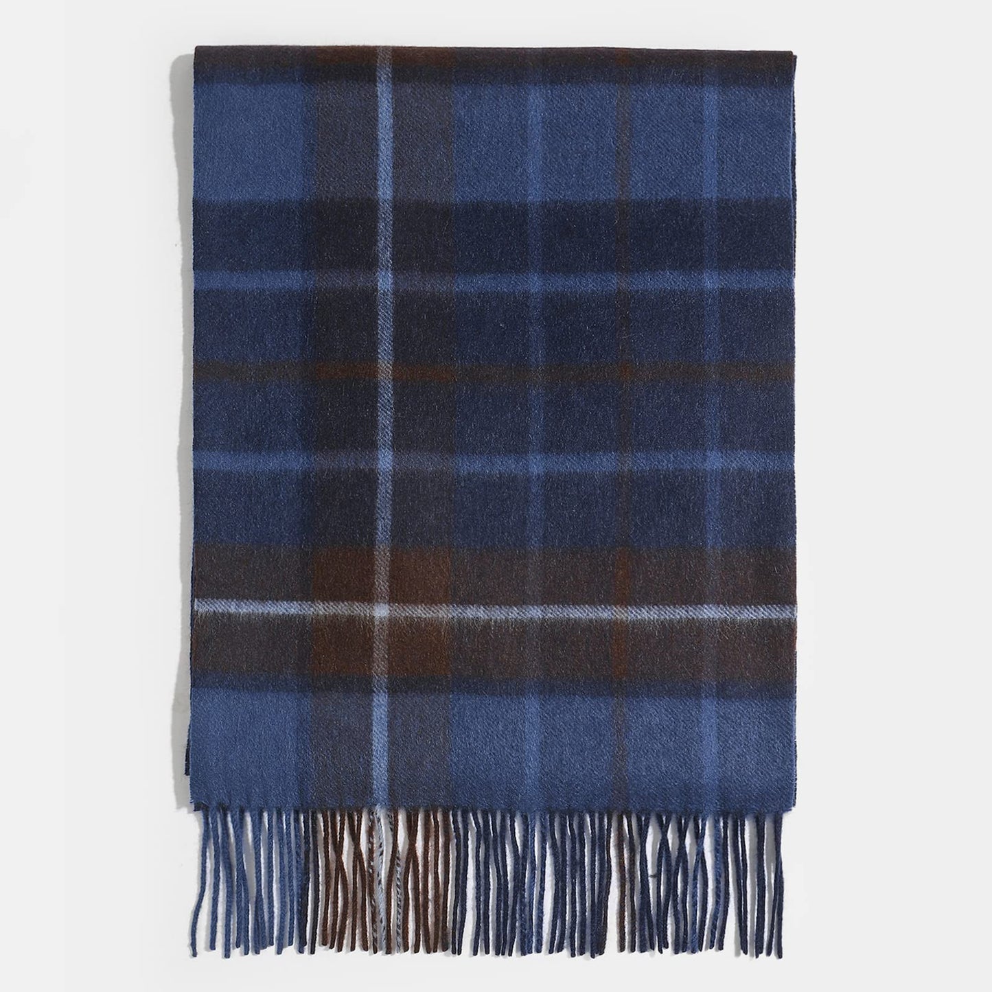 Temminc #2248-13Women/Men Cashmere Solid Plaid Winter Fashion Scarf ,70.9x11.8in