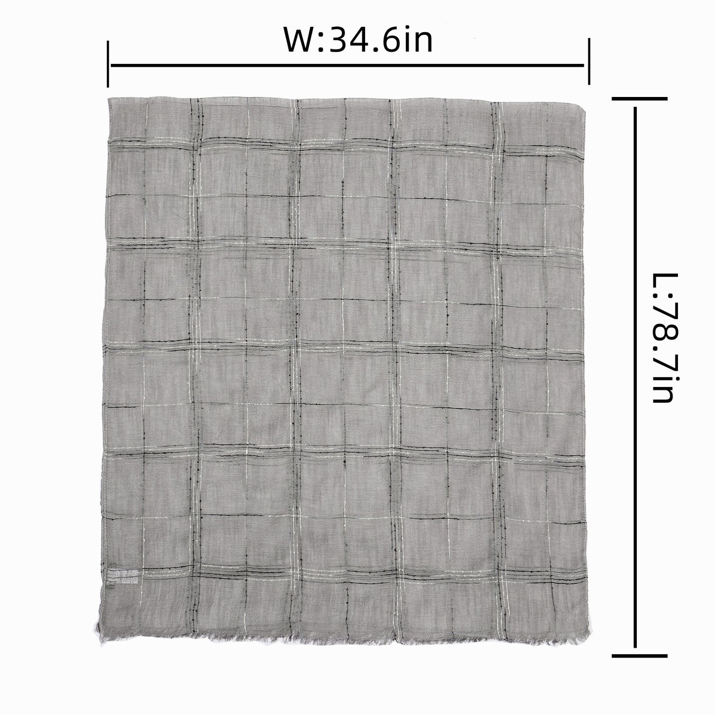 Scarf for Women Lightweight Breathable Solid Color Soft Long Fashion Scarves Sun-proof Shawls Wrap