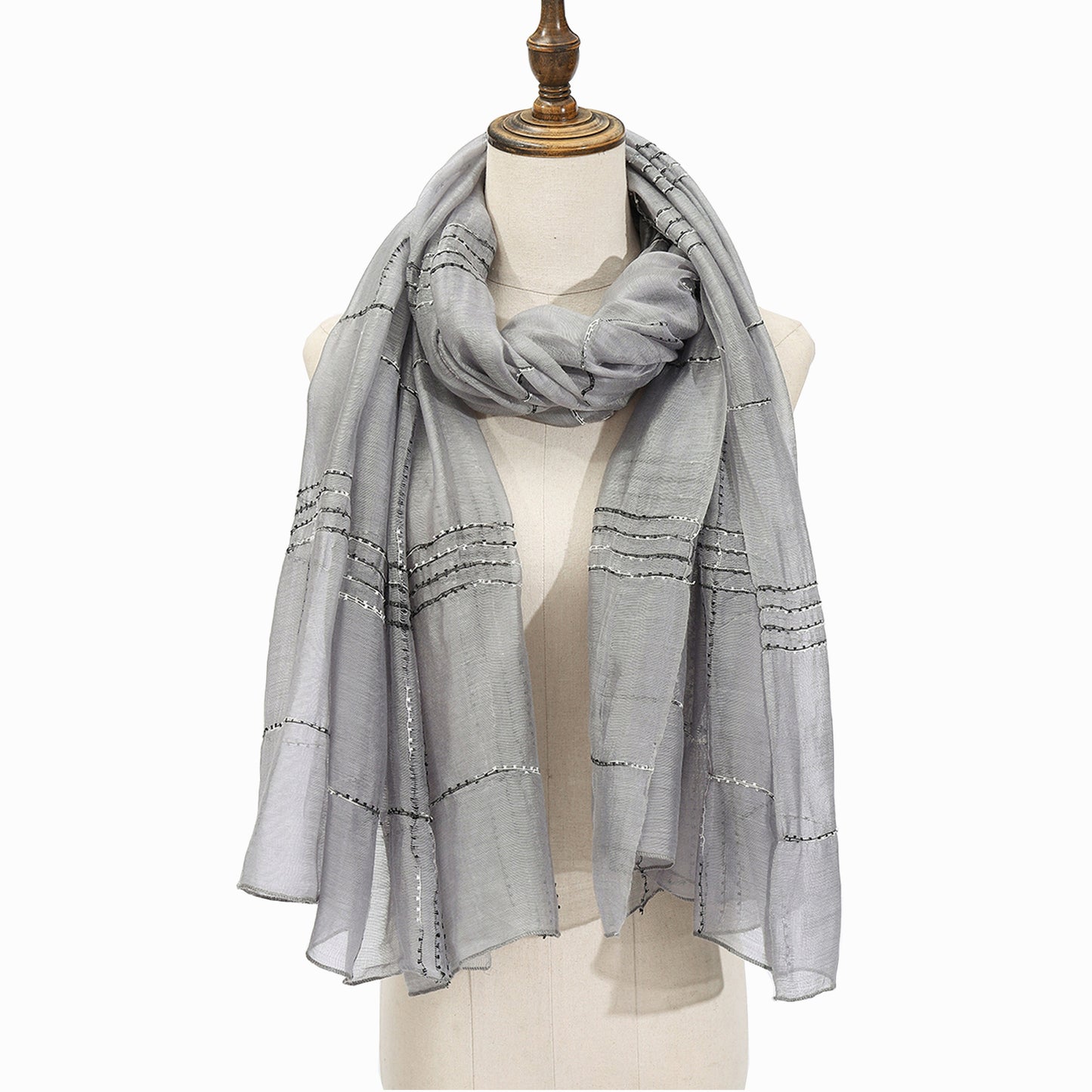 Scarf for Women Lightweight Breathable Solid Color Soft Long Fashion Scarves Sun-proof Shawls Wrap