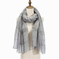 Scarf for Women Lightweight Breathable Solid Color Soft Long Fashion Scarves Sun-proof Shawls Wrap