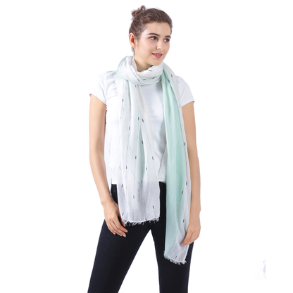 1184-03 Women's Fashion Traveling Spring Scarf,Lightweight Head Wrap Neck Scarf