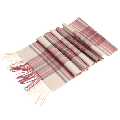 Temminc #1216105 Women Wool Plaid Winter Fashion Scarf ,70.9x11.8in
