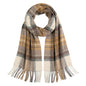 Pure Wool Scarf for Men & Women , Ultra Soft, Lightweight & Warm Luxurious Warm Cashmere Feel Travel Gift