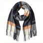 Pure Wool Scarf for Men & Women , Ultra Soft, Lightweight & Warm Luxurious Warm Cashmere Feel Travel Gift