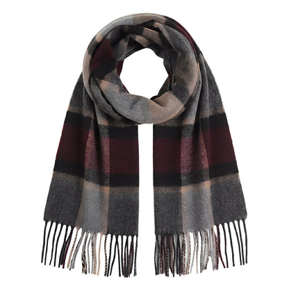 Pure Wool Scarf for Men & Women , Ultra Soft, Lightweight & Warm Luxurious Warm Cashmere Feel Travel Gift