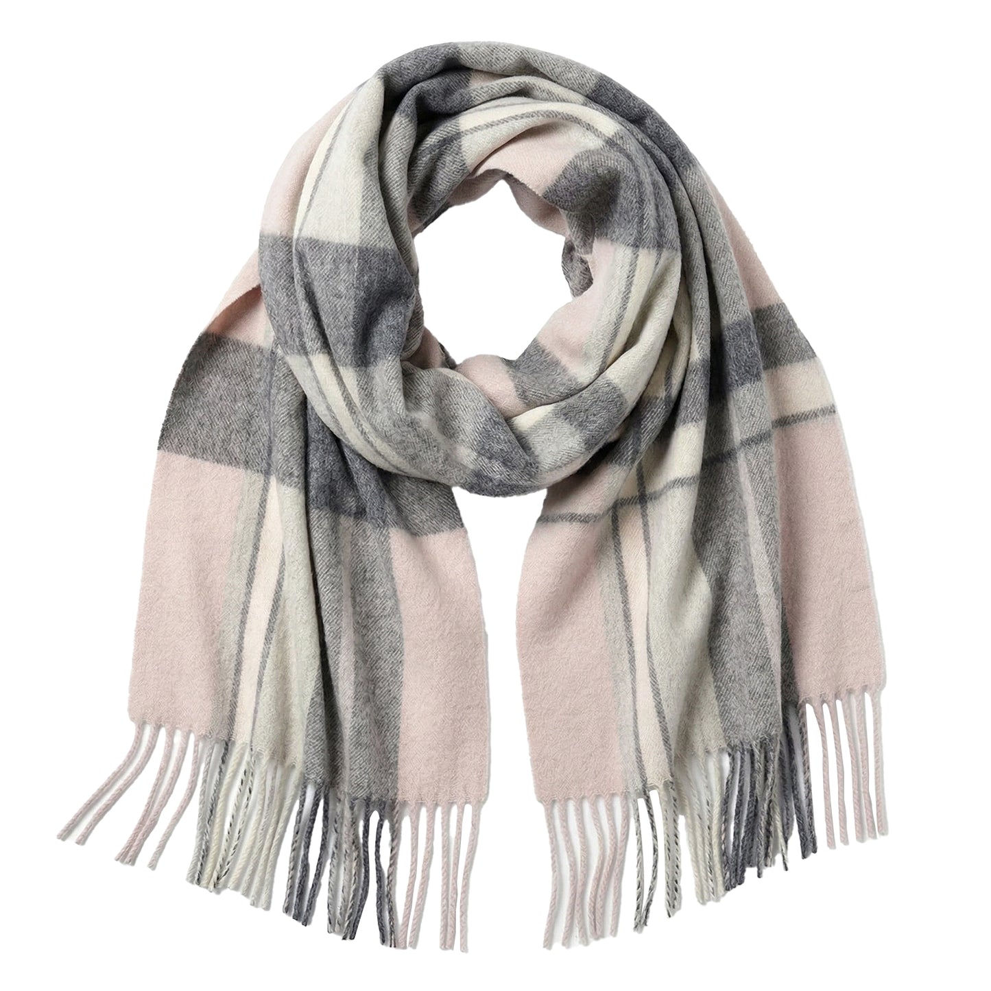 Pure Wool Scarf for Men & Women , Ultra Soft, Lightweight & Warm Luxurious Warm Cashmere Feel Travel Gift