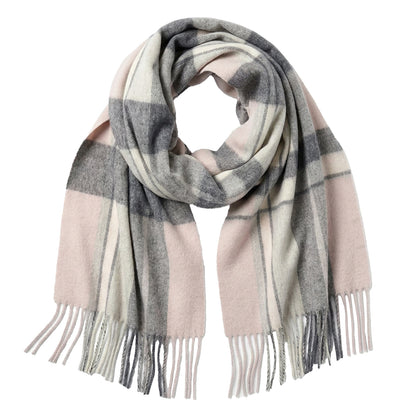 Pure Wool Scarf for Men & Women , Ultra Soft, Lightweight & Warm Luxurious Warm Cashmere Feel Travel Gift
