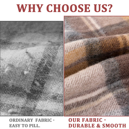 Pure Wool Scarf for Men & Women , Ultra Soft, Lightweight & Warm Luxurious Warm Cashmere Feel Travel Gift