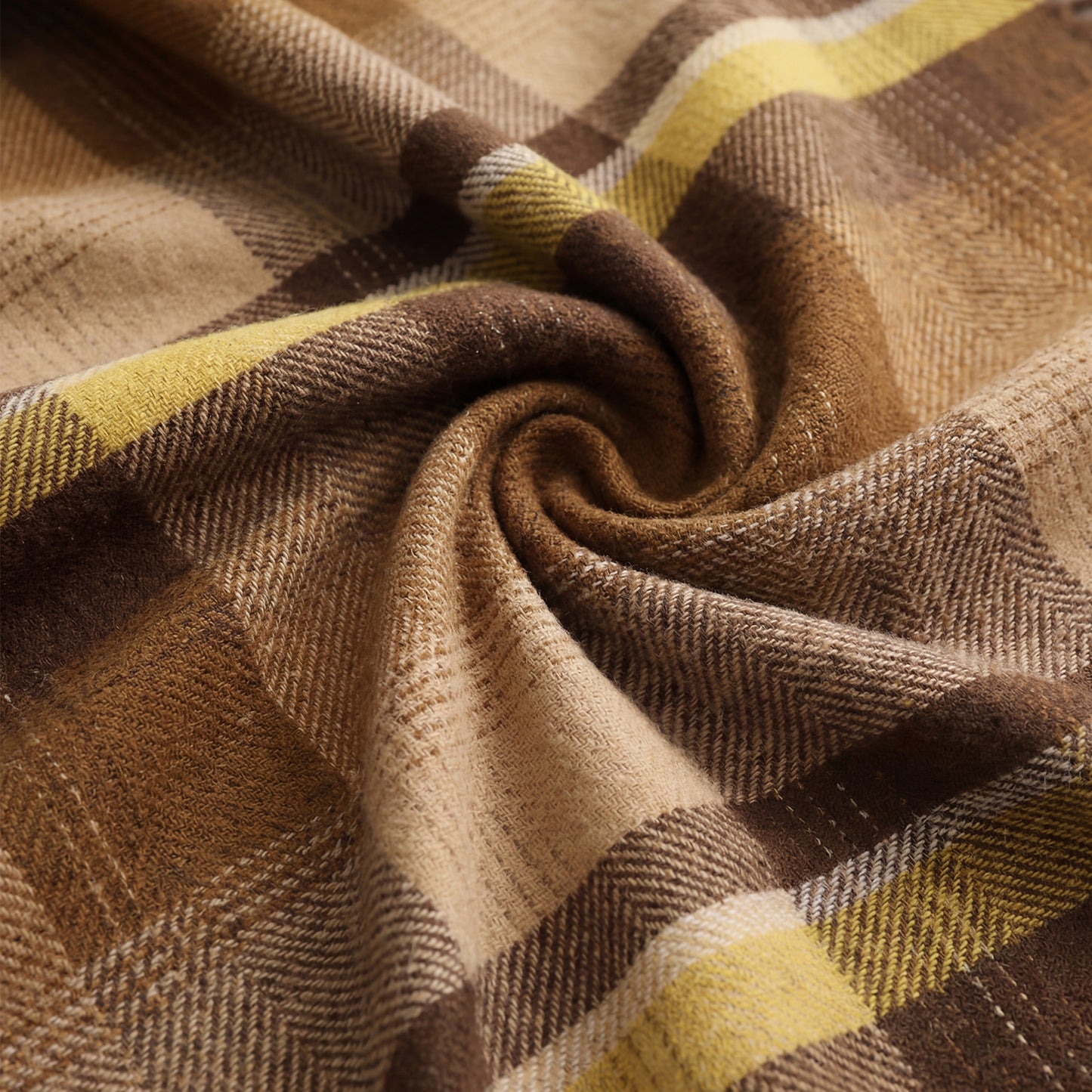 Pure Wool  Throw Blanket For Sofa,Bed&Car, Large 55x83 inches, Classic Design With Storage bag