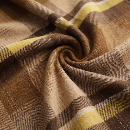 Pure Wool  Throw Blanket For Sofa,Bed&Car, Large 55x83 inches, Classic Design With Storage bag