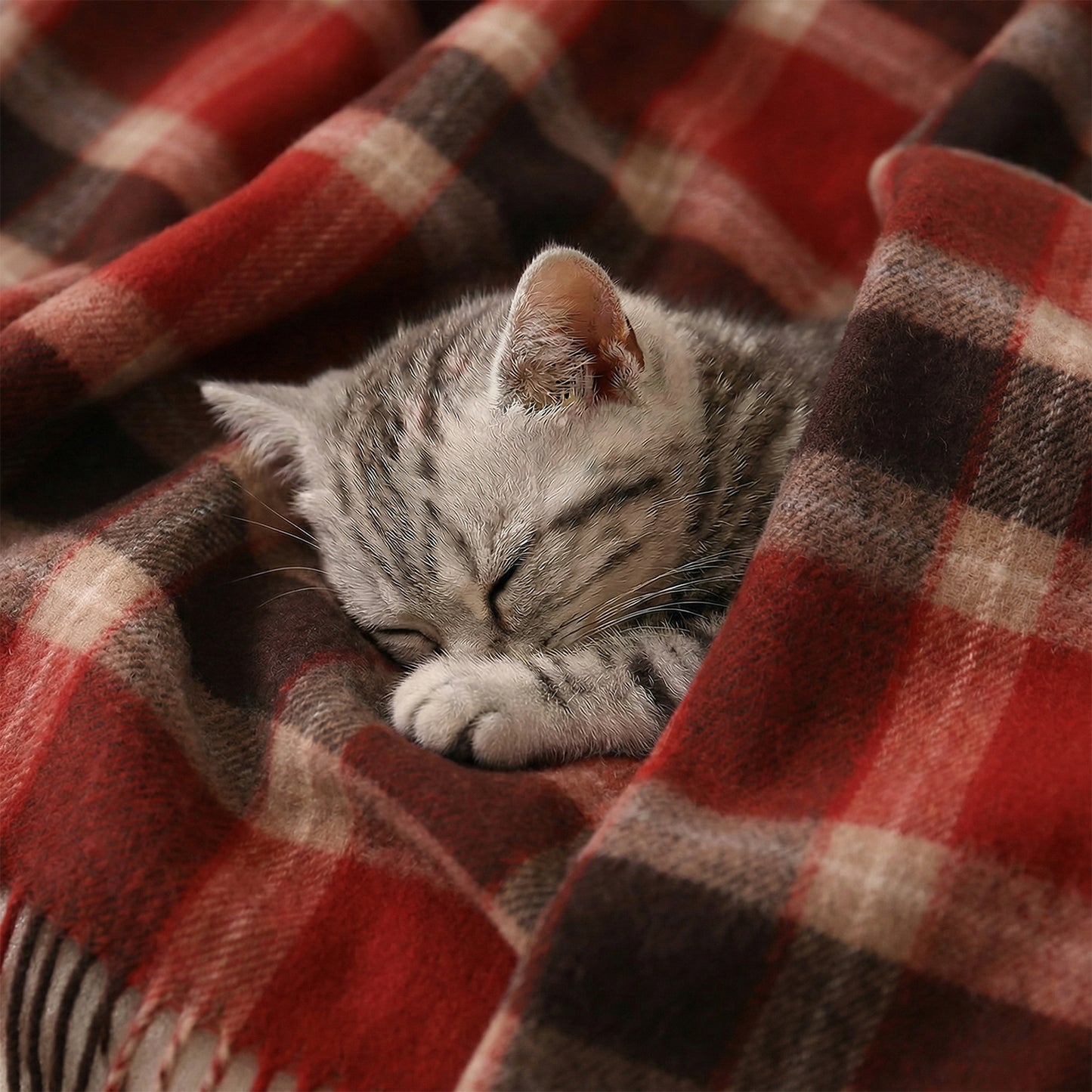 Pure Wool  Throw Blanket For Sofa,Bed&Car, Large 55x83 inches, Classic Design With Storage bag