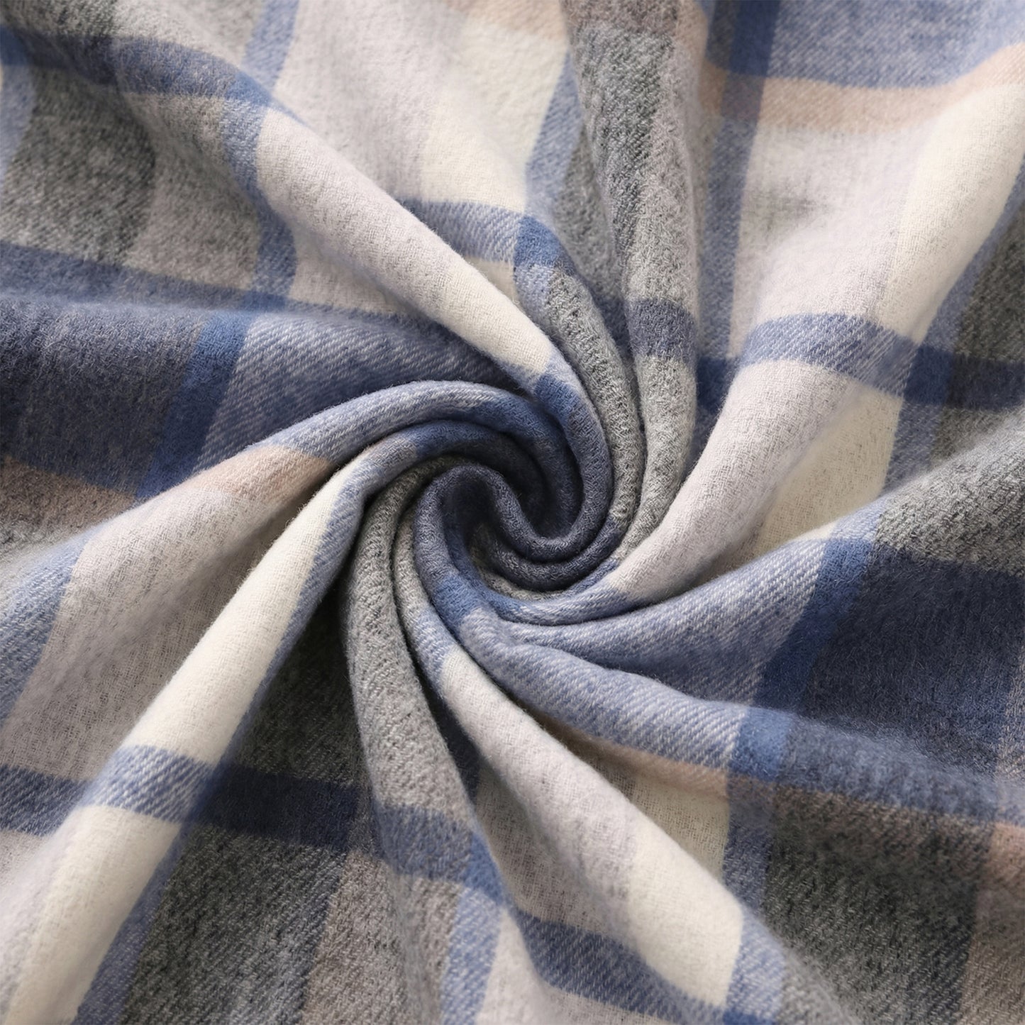 Pure Wool  Throw Blanket For Sofa,Bed&Car, Large 55x83 inches, Classic Design With Storage bag