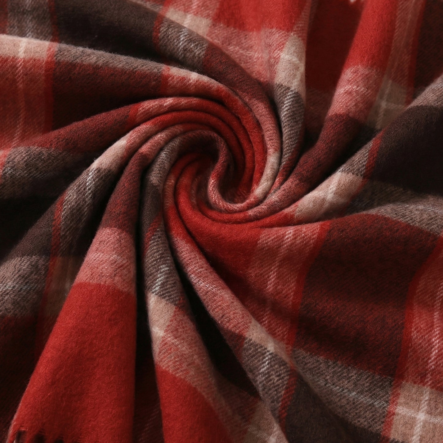 Pure Wool  Throw Blanket For Sofa,Bed&Car, Large 55x83 inches, Classic Design With Storage bag