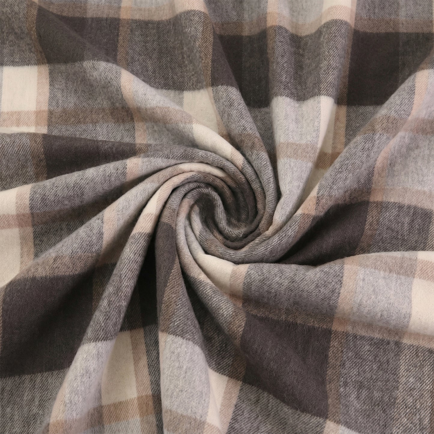 Pure Wool  Throw Blanket For Sofa,Bed&Car, Large 55x83 inches, Classic Design With Storage bag