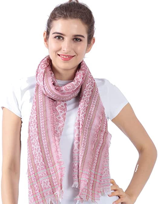 1183-04 Women's Fashion Traveling Spring Scarf,Lightweight Head Wrap Neck Scarf