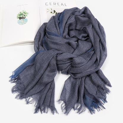 Scarf for Women Lightweight Breathable Solid Color Soft Long Fashion Scarves Sun-proof Shawls Wrap