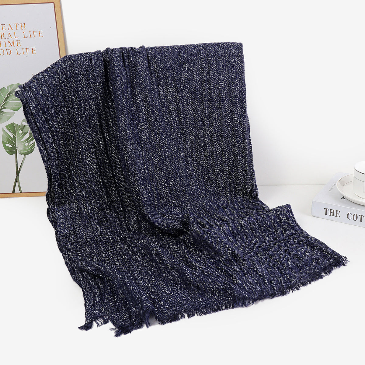 Scarf for Women Lightweight Breathable Solid Color Soft Long Fashion Scarves Sun-proof Shawls Wrap