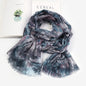 Scarfs for Women Lightweight Scarves Elegant Floral Geometric Pattern Summer Sheer Scarfs Shawls Wraps