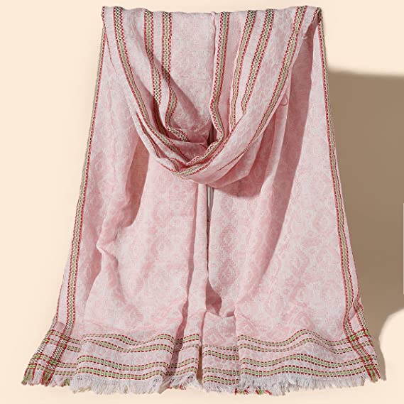 1183-01 Women's Fashion Traveling Spring Scarf,Lightweight Head Wrap Neck Scarf