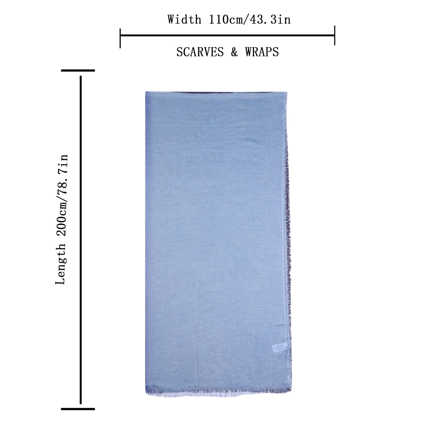 Scarf for Women Lightweight Breathable Solid Color Soft Long Fashion Scarves Sun-proof Shawls Wrap