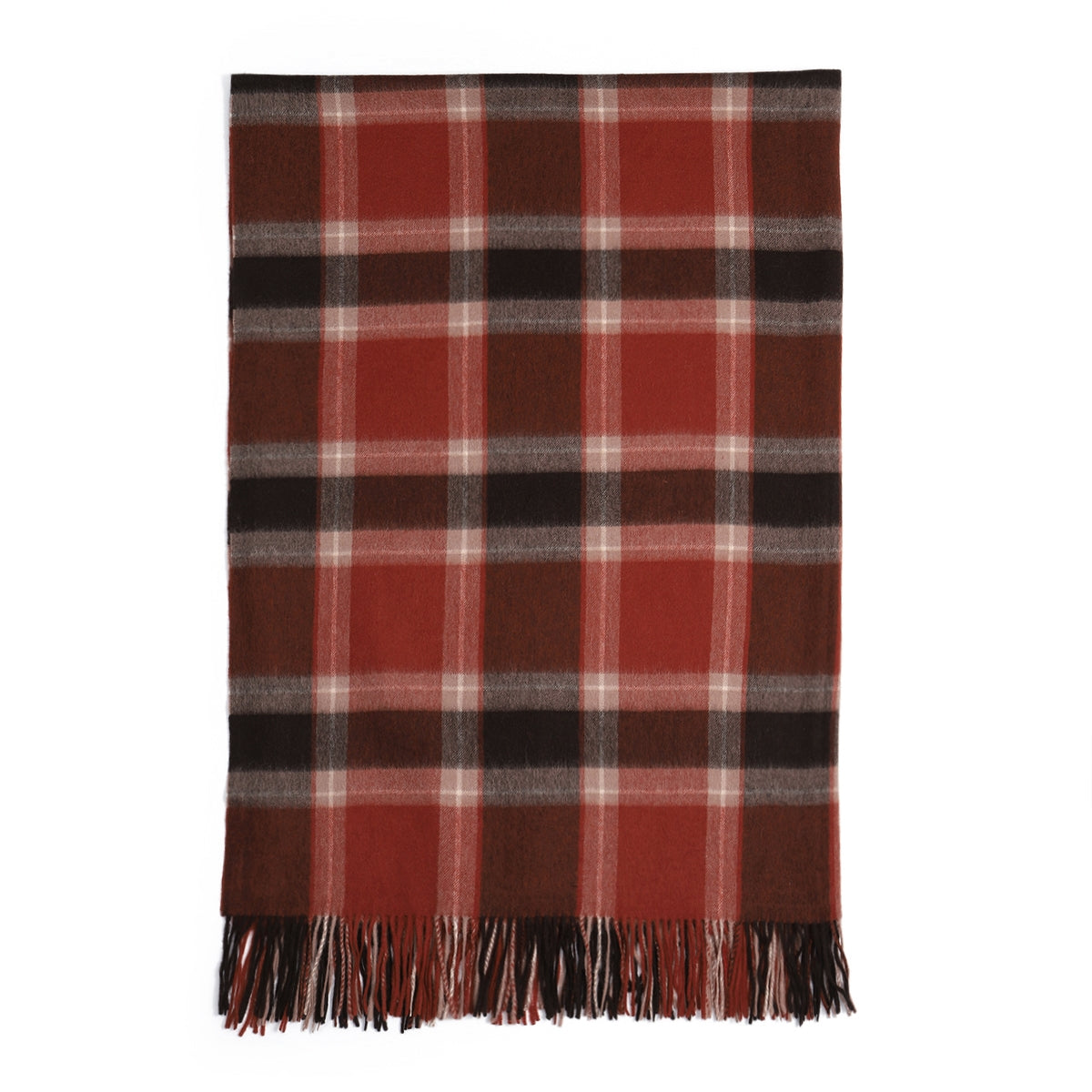 Pure Wool  Throw Blanket For Sofa,Bed&Car, Large 55x83 inches, Classic Design With Storage bag