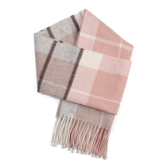 Pure Wool Scarf for Men & Women , Ultra Soft, Lightweight & Warm Luxurious Warm Cashmere Feel Travel Gift