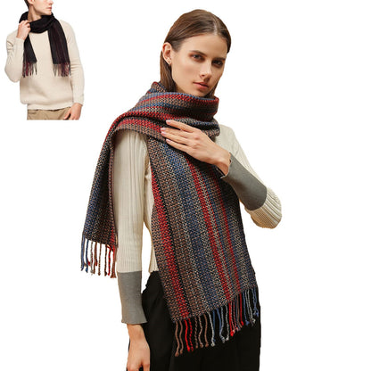 Lightweight Printed Wool Scarf for Women – 2-Style Collection