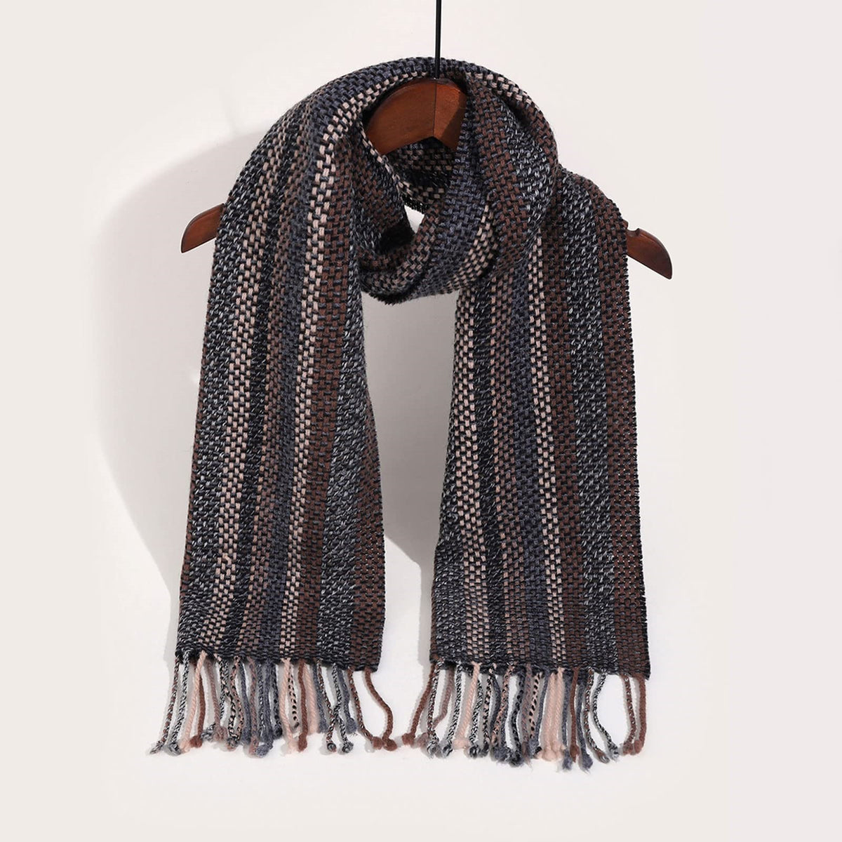 Lightweight Printed Wool Scarf for Women – 2-Style Collection