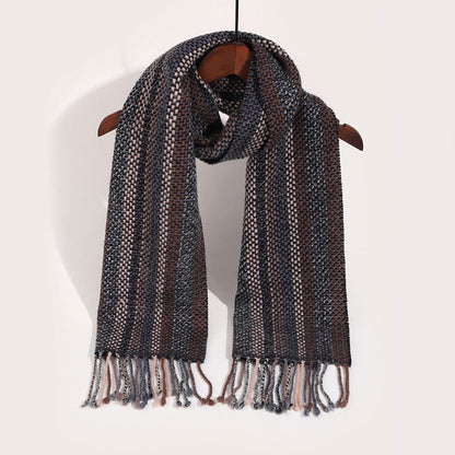 Lightweight Printed Wool Scarf for Women – 2-Style Collection