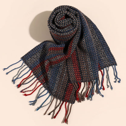 Lightweight Printed Wool Scarf for Women – 2-Style Collection
